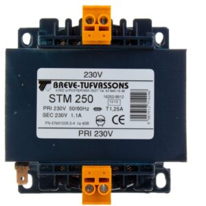 Transformator 1-fazowy separacyjny STM 250 230/230V 1,1A, Ta 40, 16252-9912 - obrazek 1