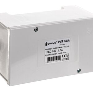 Transformator 1-fazowy bezpieczeństwa PVS 120/A 230/ 24V 5,0A, w obudowie, IP54, Ta 40, 16024-9995 - obrazek 1