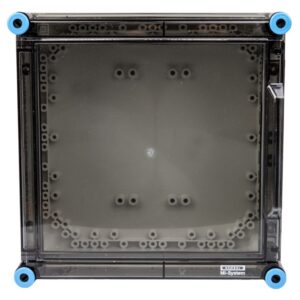 Obudowa pusta Mi, IP 65, wlk.2 - 300x300x180, pokrywa przezr. z drzwiczkami Mi 0220 2000061 - obrazek 1