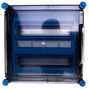 Skrzynka modułowa Mi, IP 65, wlk.2 - 2x12 modułów, z zac.Fixconnect i drzwiczkami Mi 1220 2000602 - obrazek 1