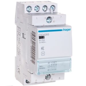Stycznik modułowy cichy 25A 0Z 4R 24V AC ESD426S - obrazek 1