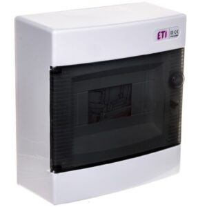 Rozdzielnica modułowa 1x8 natynkowa drzwi dymne / IP 40 400V AC / ECT8PT 001101000 - obrazek 1