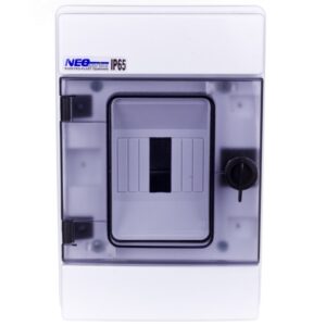 Rozdzielnica hermetyczna modułowa (500V AC ,1000V DC) 1x4 natynkowa IP65 RH-4 36.04 - obrazek 1