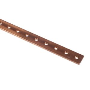 Szyna zbiorcza miedziana 4x18x990mm 037434 - obrazek 1