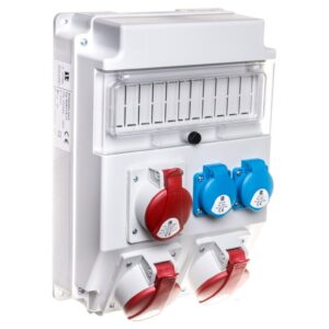 Rozdzielnica budowlana 2x5P/32A 5P/16A 2x2P+Z 11 modułów ROS11X-11 - obrazek 1