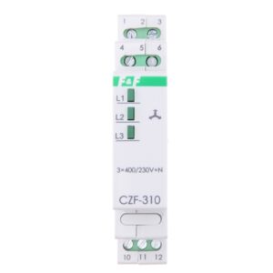 Przekaźnik zaniku i asymetrii faz 10A 1P 4sek 55V CZF-310 - obrazek 1