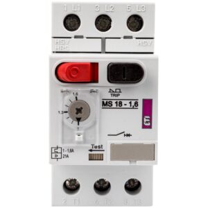 Wyłącznik silnikowy 3P 0,55kW 1-1,6A MS18 004600345 - obrazek 1