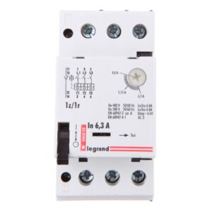 Wyłącznik silnikowy 3P 2,5kW 4-6,3A M 250 1R/1Z 6,3 606828 - obrazek 1