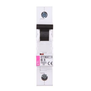Wyłącznik nadprądowy 1P B 6A 10kA AC ETIMAT10 002121712 - obrazek 1