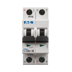 Wyłącznik nadprądowy 2P C 20A 15kA DC FAZ C20/2-DC 279141 - obrazek 1