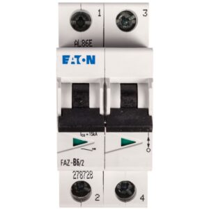 Wyłącznik nadprądowy 2P B 6A 15kA AC FAZ B6/2 278728 - obrazek 1