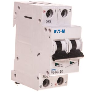 Wyłącznik nadprądowy 2P C 4A 15kA DC FAZ C4/2-DC 279136 - obrazek 1