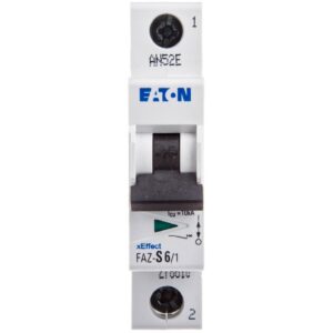 Wyłącznik nadprądowy 1P S 6A 15kA AC FAZ S6/1 278610 - obrazek 1