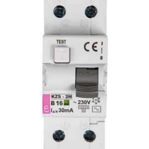 Wyłącznik różnicowo-nadprądowy 2P 16A B 0,03A typ AC KZS-2M 002173104 - obrazek 1
