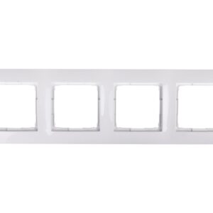 Simon 54 Premium Ramka poczwórna biała /do karton-gips/ DRK4/11 - obrazek 1