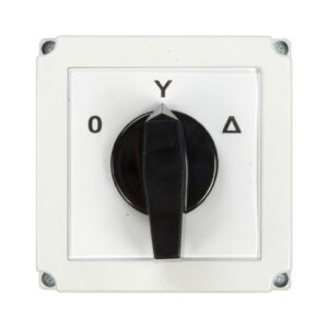 Łącznik krzywkowy gwiazda-trójkąt 3P 40A w obudowie 4G40-12-PK R214 63-840591-041 - obrazek 1