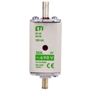 Wkładka bezpiecznikowa NH00 50A aM 690V 004182411 - obrazek 1