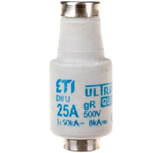 Wkładka bezpiecznikowa 25A DII gR 500V DIIUQ25A E27 004322007 - obrazek 1