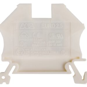 Złączka szynowa 2-przewodowa 2,5mm2 biała EURO 43408WT - obrazek 1