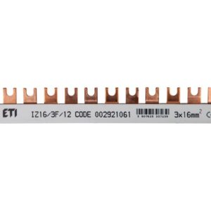 Szyna łączeniowa widełkowa 3P 100A 16mm2 (12 mod.) IZ16/3F/12 002921061 - obrazek 1