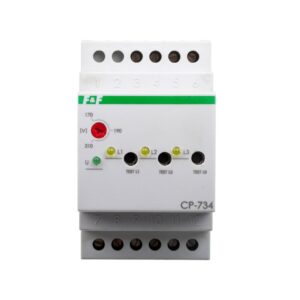 Przekaźnik kontroli napięcia 3-fazowy 3x(50-450V)+N 3Z 8A 170-210V AC CP-734 - obrazek 1