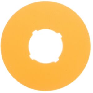 Tabliczka opisowa żółta okrągła fi60mm bez nadruku M22-XBK 269580 - obrazek 1