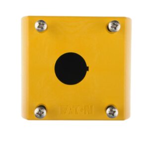 Obudowa kasety 1-otworowa 22mm żółta IP67 M22-IY1 216536 - obrazek 1