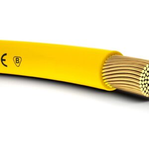 Przewód instalacyjny H05V-K (LgY) 0,75 żółty /100m/ - obrazek 1