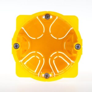 Puszka 67mm p/t regips 50mm żółty Batibox 080051 - obrazek 1