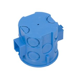 Puszka podtynkowa 60mm głęboka z wkrętami niebieska S60Dw 34069203 - obrazek 1