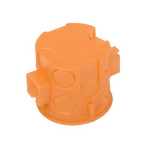 Puszka podtynkowa 60mm głęboka z wkrętami pomarańczowa S60DFw 33069008 /110szt./ - obrazek 1
