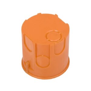 Puszka podtynkowa 60mm głęboka z wkrętami pomarańczowa Z60DFw 33035008 /50szt./ - obrazek 1