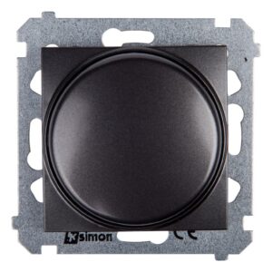 Simon 54 Ściemniacz naciskowo-obrotowy 20-500W antracyt DS9T.01/48 - obrazek 1