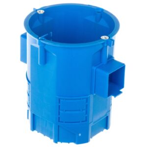 Puszka podtynkowa supergłęboka (80mm) ze śrubami niebieska S60Gw 34009203 /35szt./ - obrazek 1