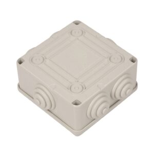 Puszka n/t 100x100x50 tworzywo IP55 szara GW44004 - obrazek 1