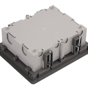 Simon Connect Puszka SF podłogowa potrójna 6xK45 70mm + SM302/9 szara SF370/1 - obrazek 1