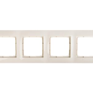 Simon 54 Premium Ramka poczwórna kremowa DR4/41 - obrazek 1