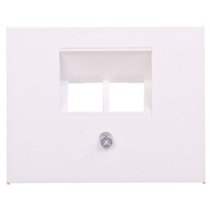 K.1 Element centralny do gniazda UAE RJ11 RJ12 RJ45 kat.3, 5e, 6 45st śnieżnobiały 14097009 - obrazek 1