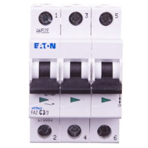 Wyłącznik nadprądowy 3P C 3A 15kA AC FAZ C3/3 278863 - obrazek 1