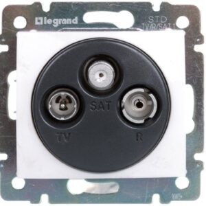 VALENA Gniazdo antenowe RTV/SAT białe 774435 - obrazek 1