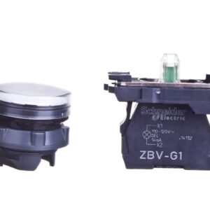 Lampka sygnalizacyjna 22mm biała 110-120V AC XB5AVG1 - obrazek 1