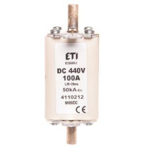 Wkładka bezpiecznikowa NH00 100A 440V DC 004110212 - obrazek 1