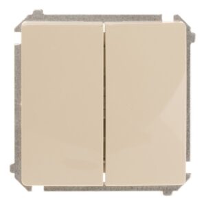 Simon Basic Łącznik schodowy podwójny beżowy BMW6/2.01/12 - obrazek 1