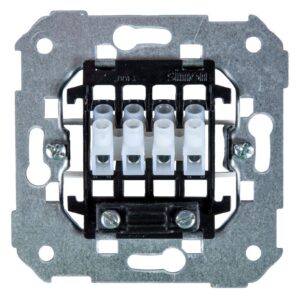 Simon 82 Gniazdo głośnikowe pojedyncze/ podwójne z 4 zaciskami mechanizm 75801-39 - obrazek 1