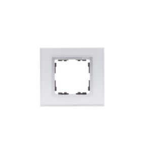 Simon 82 Ramka pojedyncza kamień srebro/ ramka pośrednia aluminium mat 82917-62 - obrazek 1