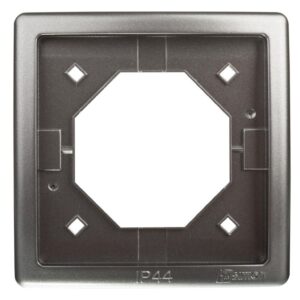 Simon Basic Standard Ramka bryzgoszczelna pojedyncza IP44 z uszczelką stal inox BMR1B/21 - obrazek 1