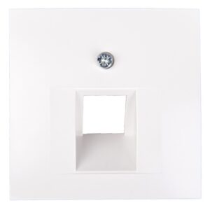 Berker/B.Kwadrat Element centralny gniazda przyłączeniowego 1xUAE śnieżnobiały 5314078989 - obrazek 1