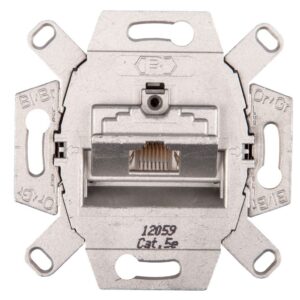 Berker/B.Kwadrat Gniazdo przyłączeniowe UAE 8-bieg. kat. 5e ekranowane mechanizm 534554 - obrazek 1