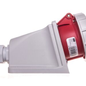 Gniazdo stałe 16A 5P 400V czerwone IP67 1152-6P - obrazek 1