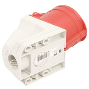 Gniazdo stałe 32A 5P 400V czerwone IP44 /mała obudowa/ 125-6k - obrazek 1